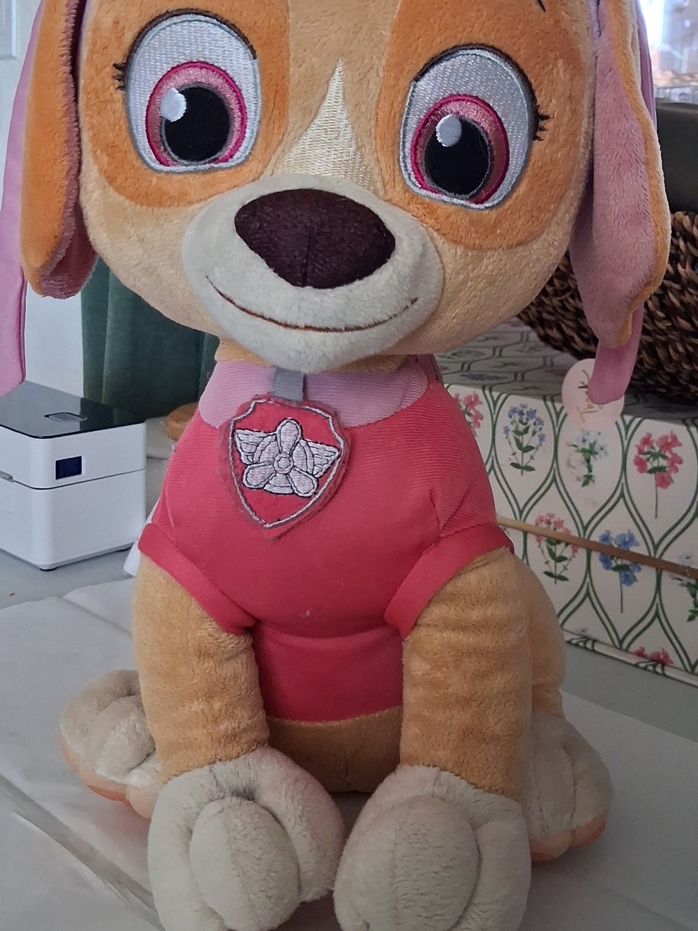 Nickelodeon Skye Pink & Brown Plush Dog Toy
